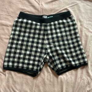 Future Collective houndstooth shorts